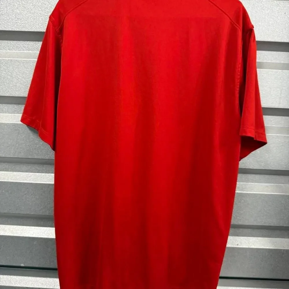 Nike red polo